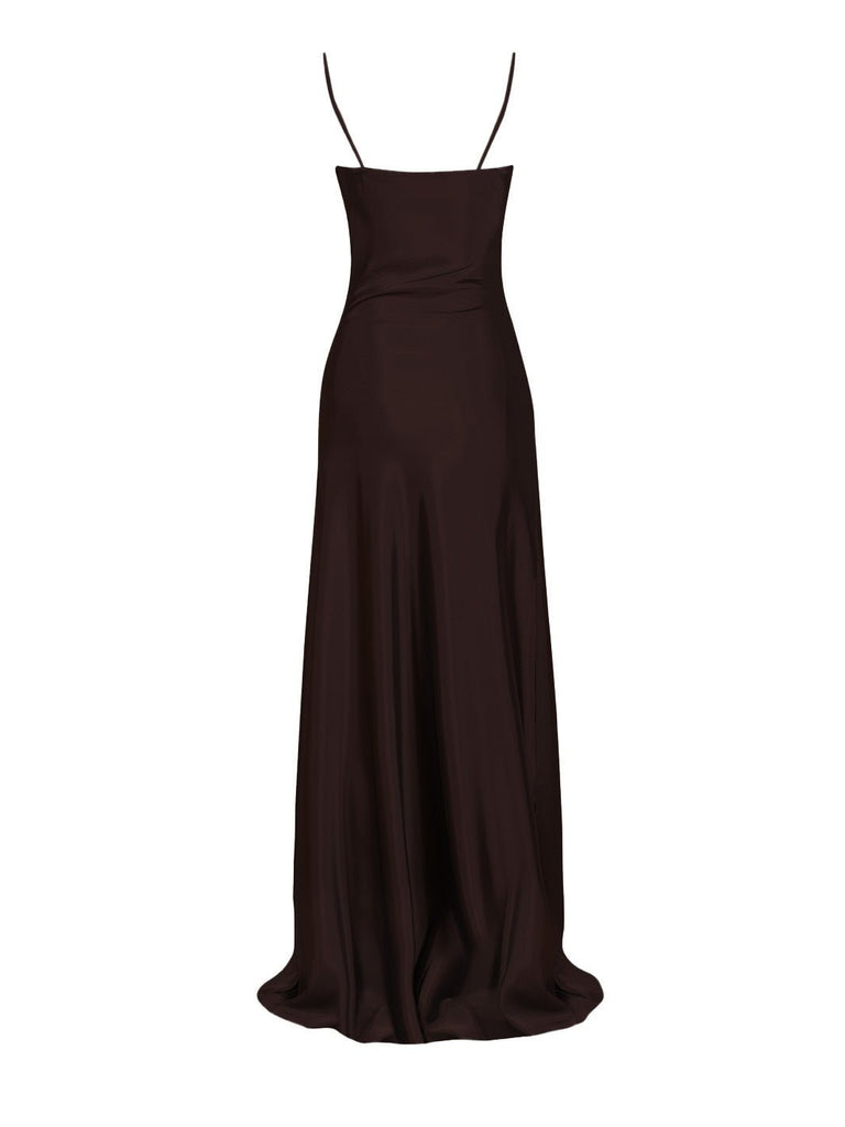 Aure Dress - Chocolate Brown - Gigii's