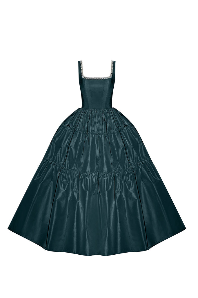 Bliss Dress - Night Emerald - Gigii's