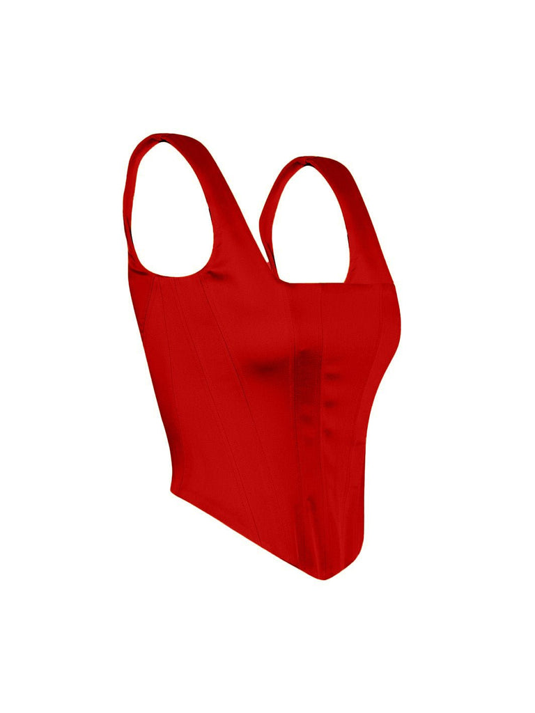 Isadora Bustier - Red - Gigii's