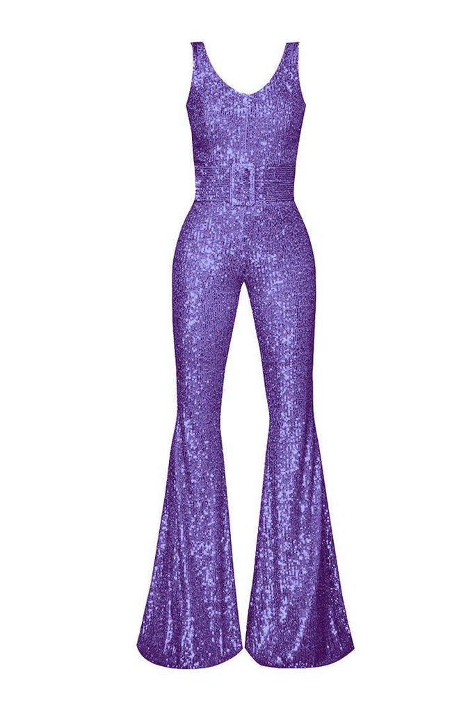 Rika Jumpsuit - Purple - Gigii's