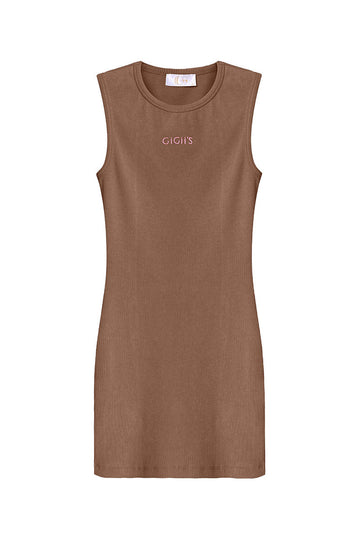 Soho Mini Dress - Brown - Gigii's